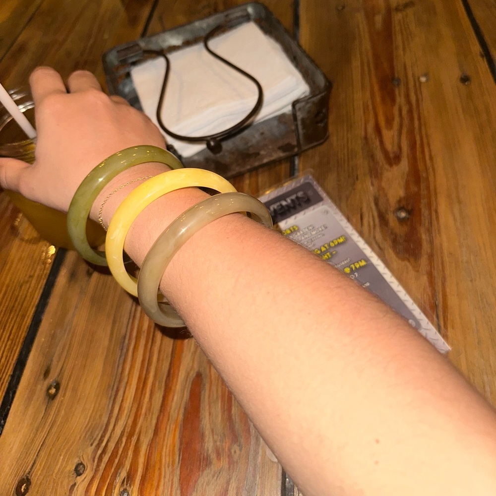 JoDune Yellow Bangle Set